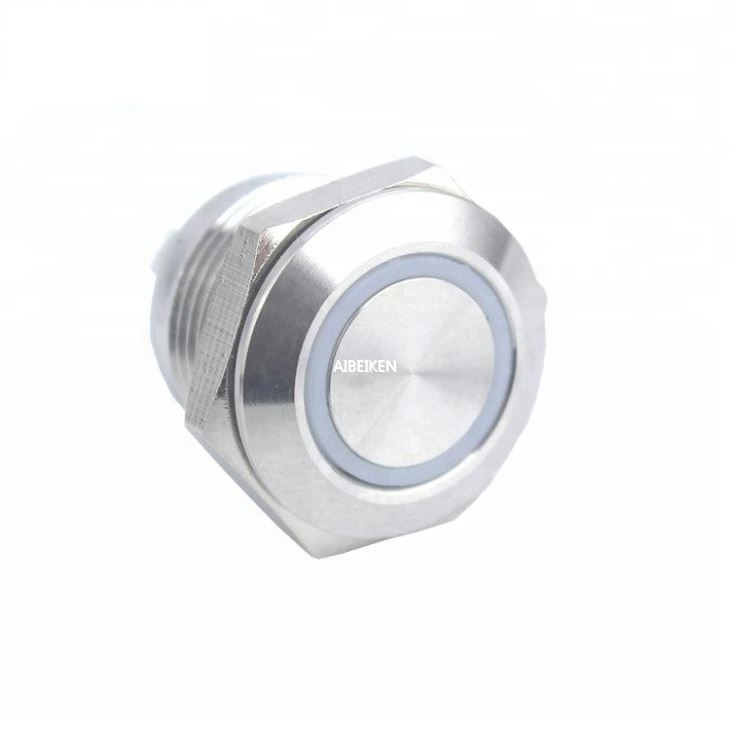 16mm Short Type LED Lighted Switch Pushbutton