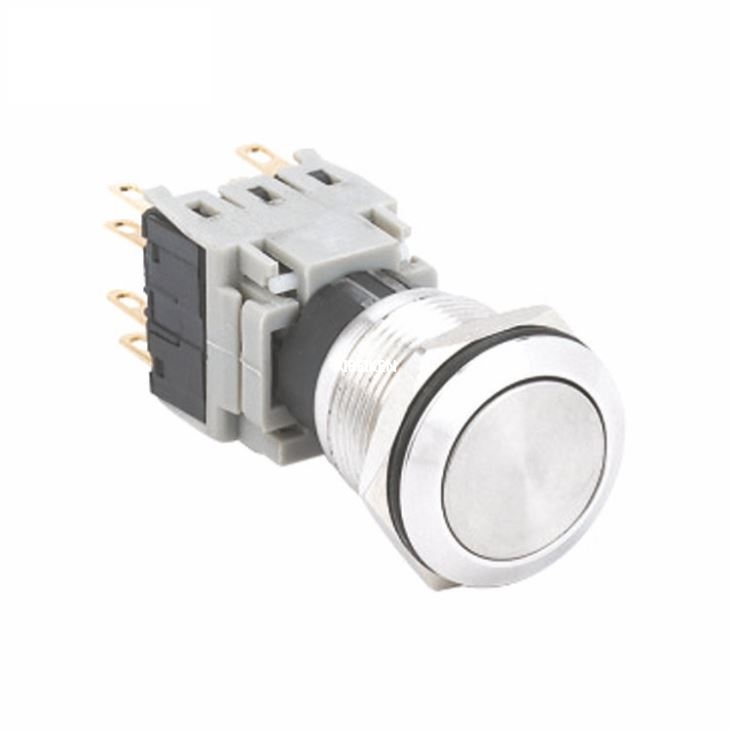 19mm High Voltage 250V Push Button Switch