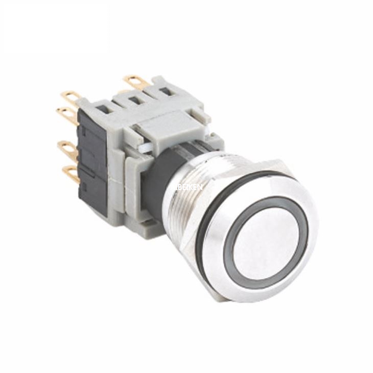 19mm Ring LED Lighted Switch Pushbutton