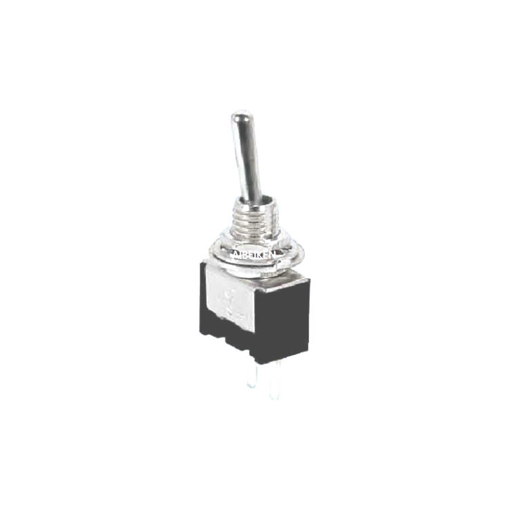 2 Pin ON-OFF 2 Position Standard Toggle Switch PC Terminal