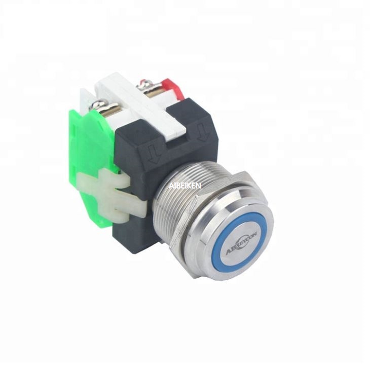 22mm High Voltage LED Pushbutton Switch