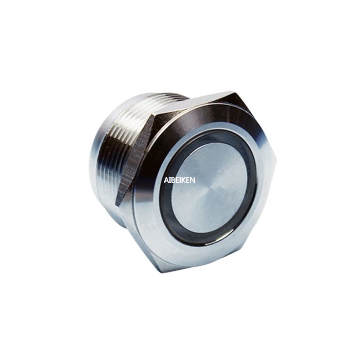 22mm Ring LED Lighted Momentary Push Button