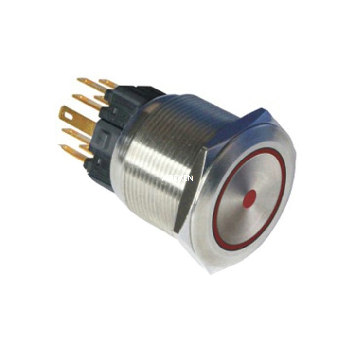 25mm Dual LED Push Button Reset Switch
