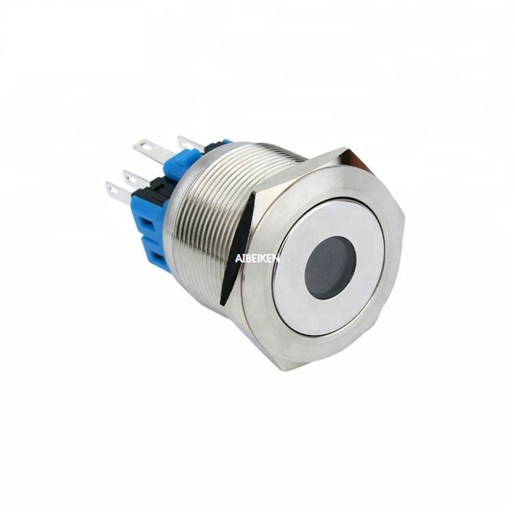 25mm Flush Head Momentary LED Push Button Switch