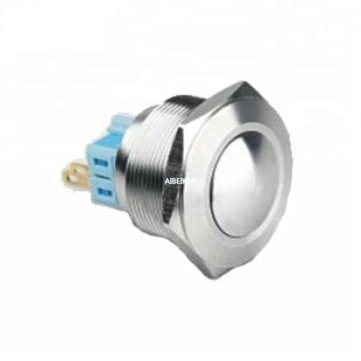 28mm Domed Head Metal Switch Push Button