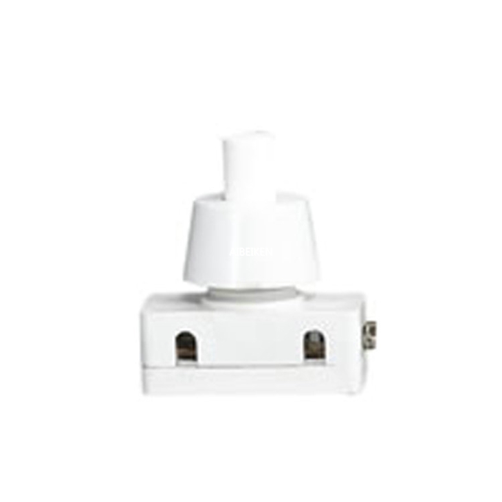 Latching ON-OFF 10mm White Switch