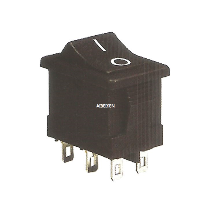 ON-ON 6A 250V 6 Terminals Rocker Switch