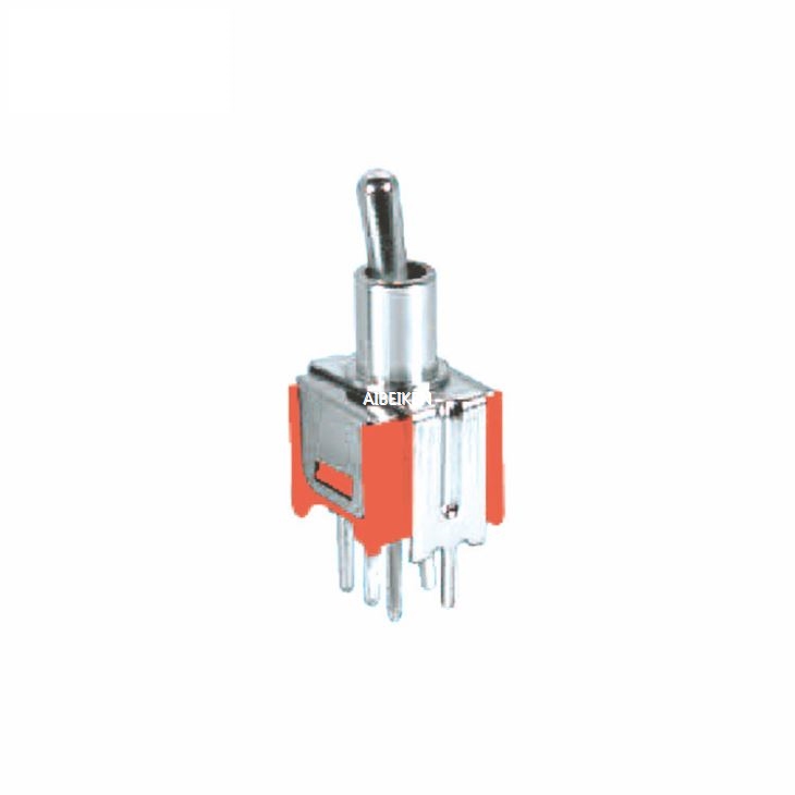 ON-ON DPDT 6Pins Short Handle Toggle Switch