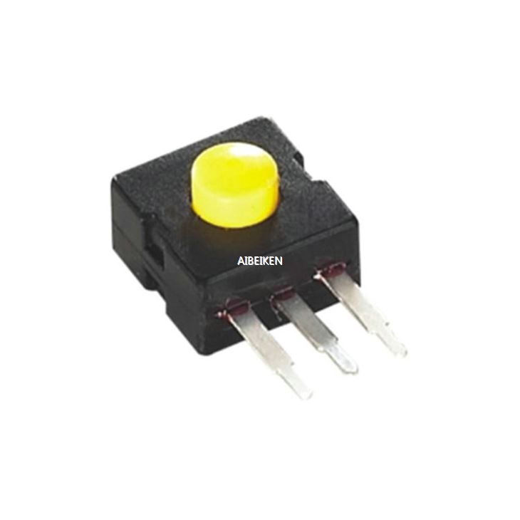ON-ON-OFF1A 30VDC Small Plastic Push Button Switch