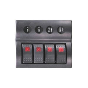 4 MARINE BOAT Blank Rocker Switch Panel