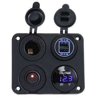 Electrical 12 Volt Jeep Switches Panel